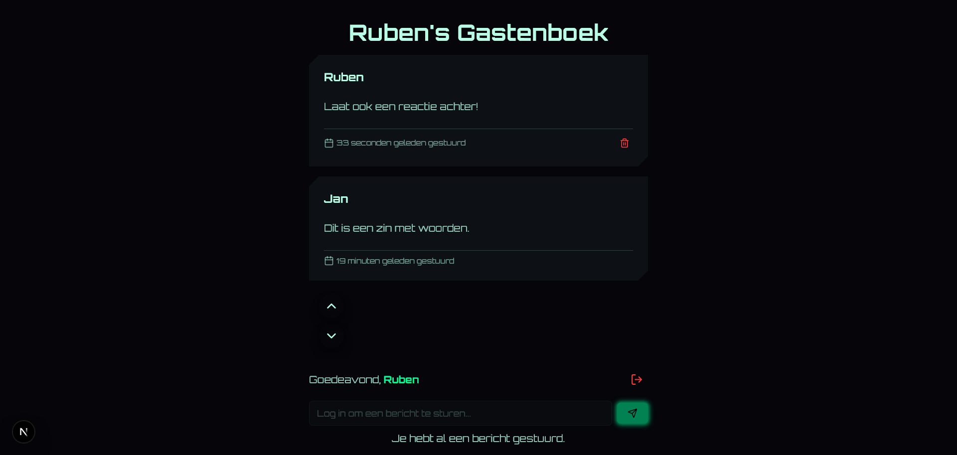 RUBEN'S GASTENBOEK